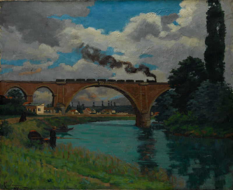 Ponte ferroviario sulla Marna a Joinville - Armand Guillaumin