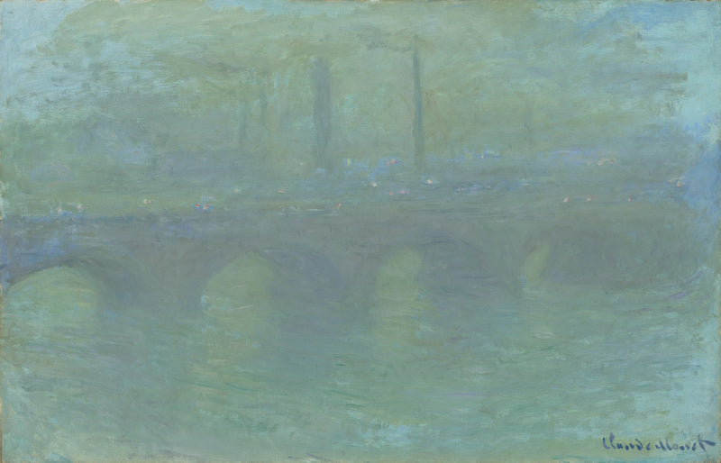 Il ponte di Waterloo, a Londra, al crepuscolo - Claude Monet