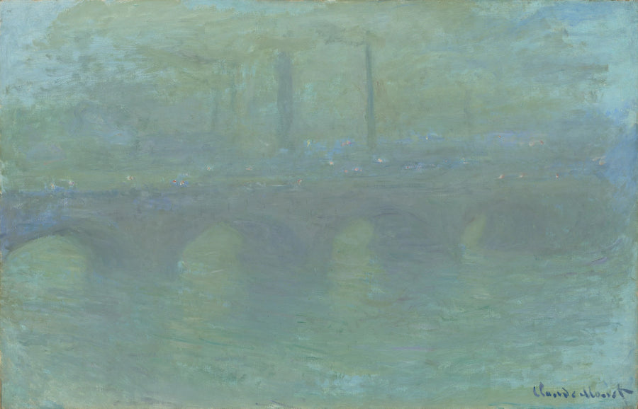 Il ponte di Waterloo, a Londra, al crepuscolo - Claude Monet