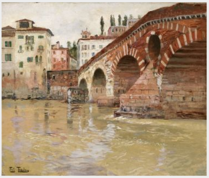 Ponte Vecchio, Verona – Frits Thaulow