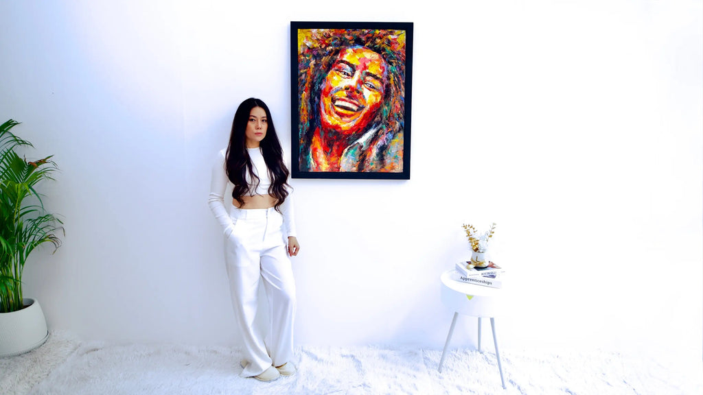 Pop Art Bob Marley - Virod | 60 x 80 cm Reproductions de tableaux à la peinture à l’huile