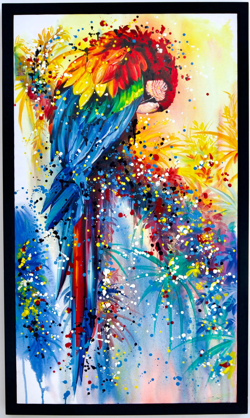 Pappagallo Pop Art  | Dimensioni: 80 X 140 cm