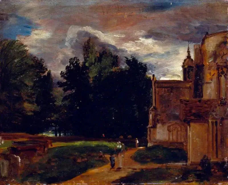 Porche della chiesa di East Bergholt - John Constable