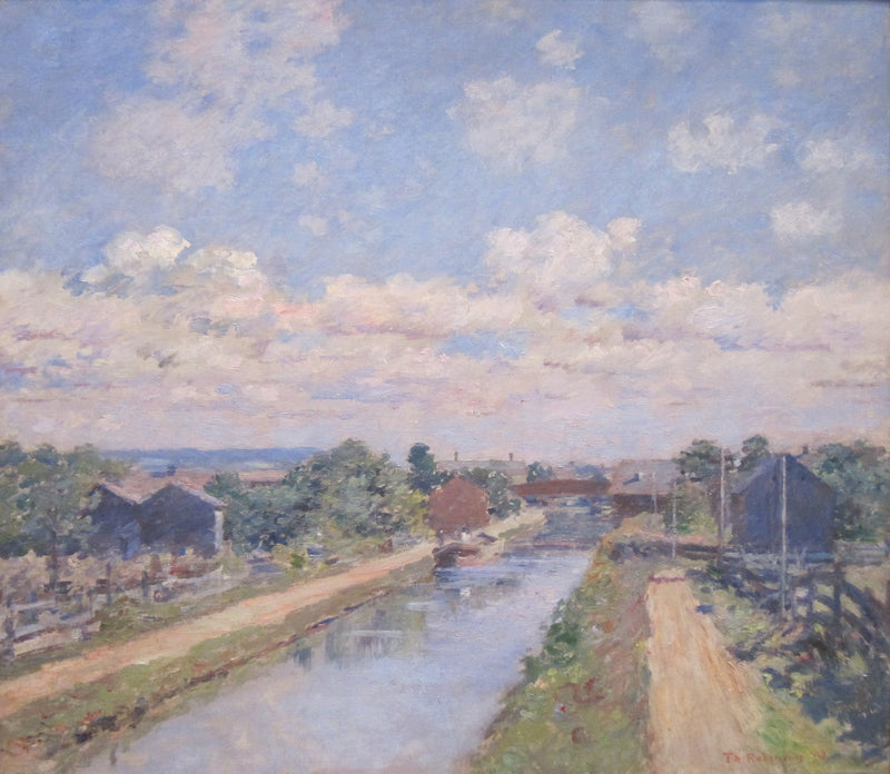 Port Ben, canale del Delaware e dell'Hudson - Theodore Robinson