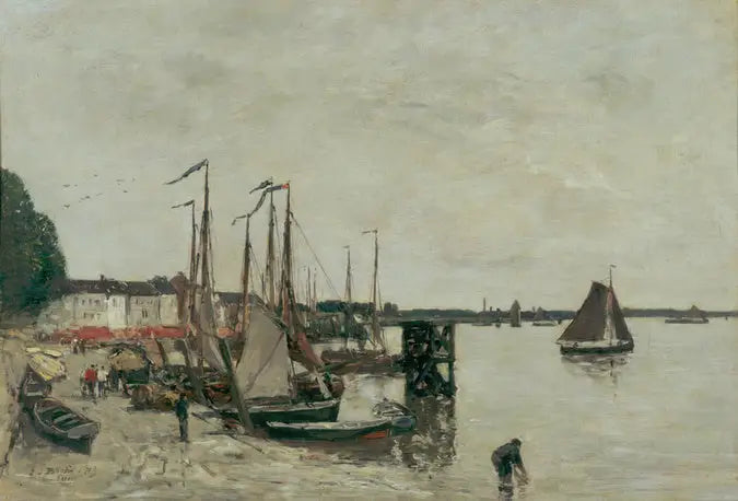 porto di Anversa - Eugène Boudin