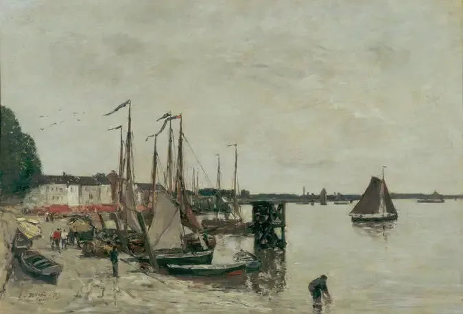 porto di Anversa - Eugène Boudin
