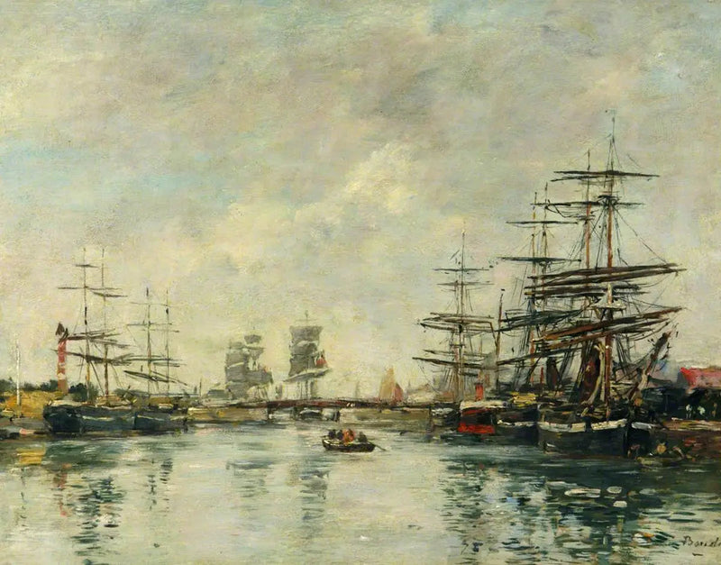 Porto di Honfleur - Eugène Boudin