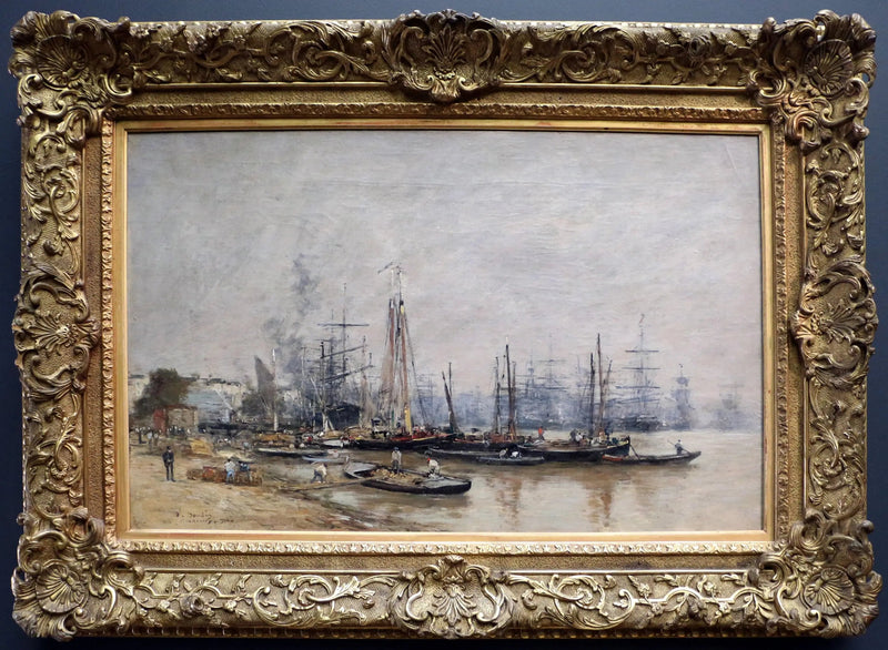 porto di Bordeaux - Eugène Boudin