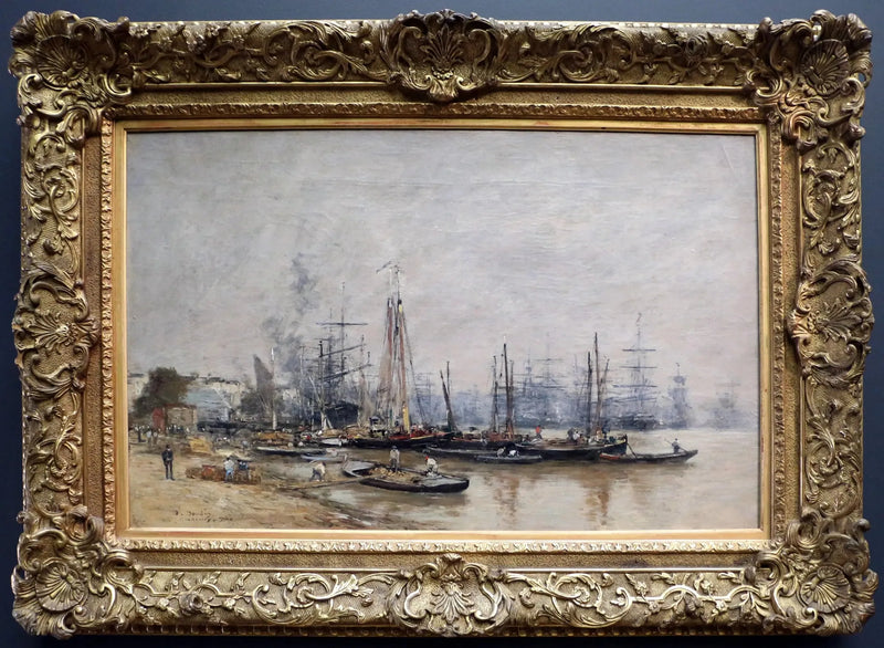 porto di Bordeaux - Eugène Boudin