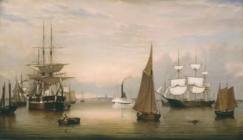Porto di Boston (1856) - Fitz Henry Lane