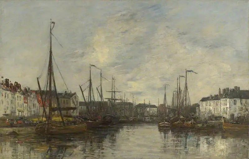 Porto di Bruxelles - Eugène Boudin