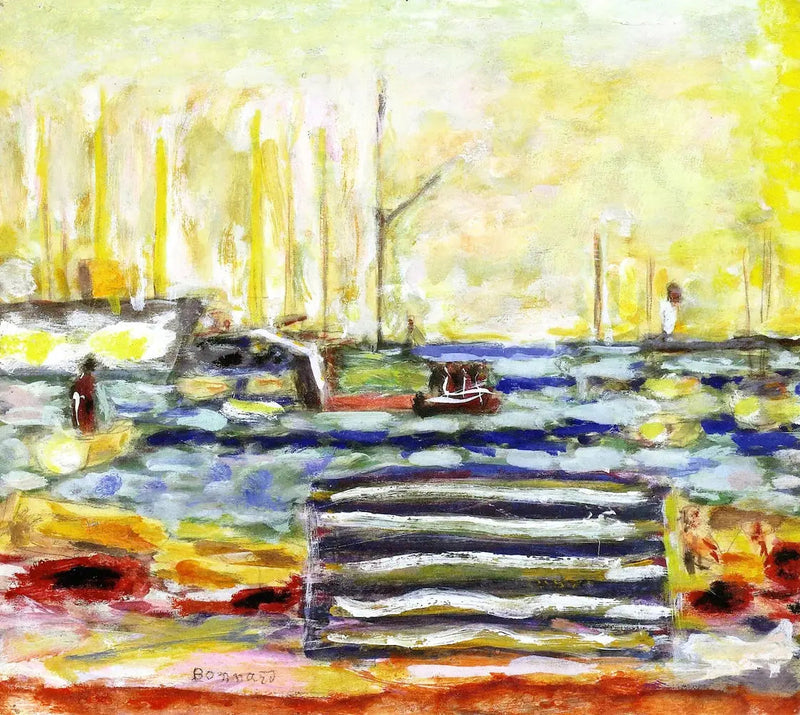Porto di Cannes - Pierre Bonnard
