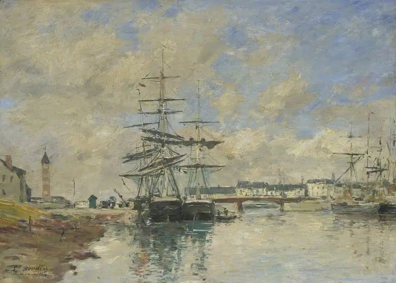 Porto di Deauville - Eugène Boudin