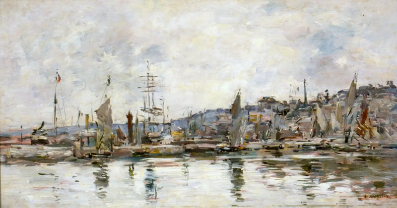 Porto di Honfleur - Eugène Boudin