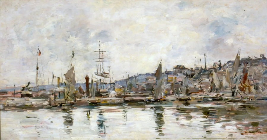 Porto di Honfleur - Eugène Boudin