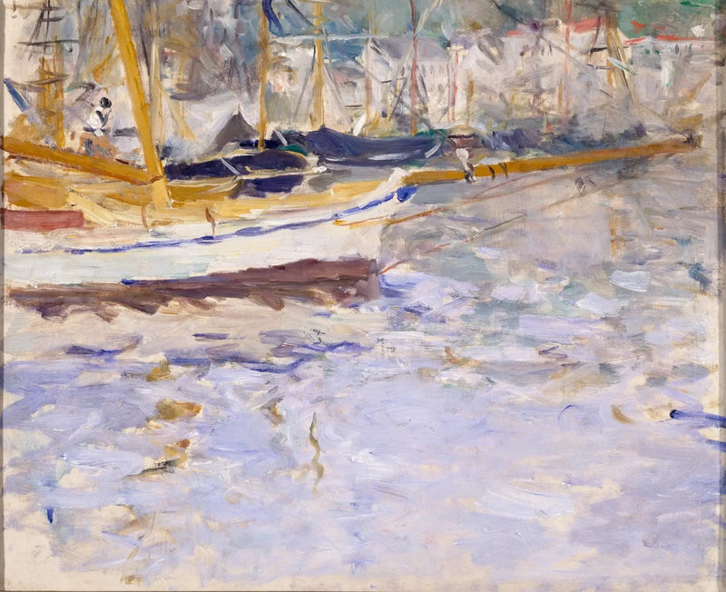 Porto di Nizza - Berthe Morisot