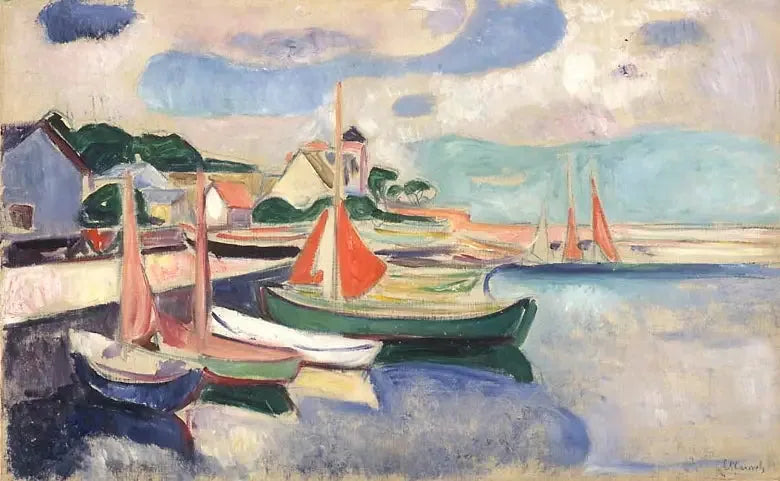 porto di Taarbæk - Edvard Munch