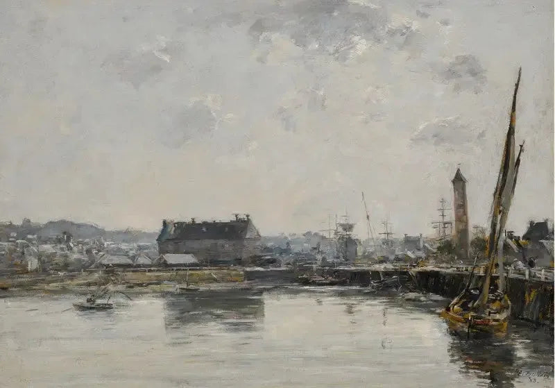 Porto di Trouville - Eugène Boudin