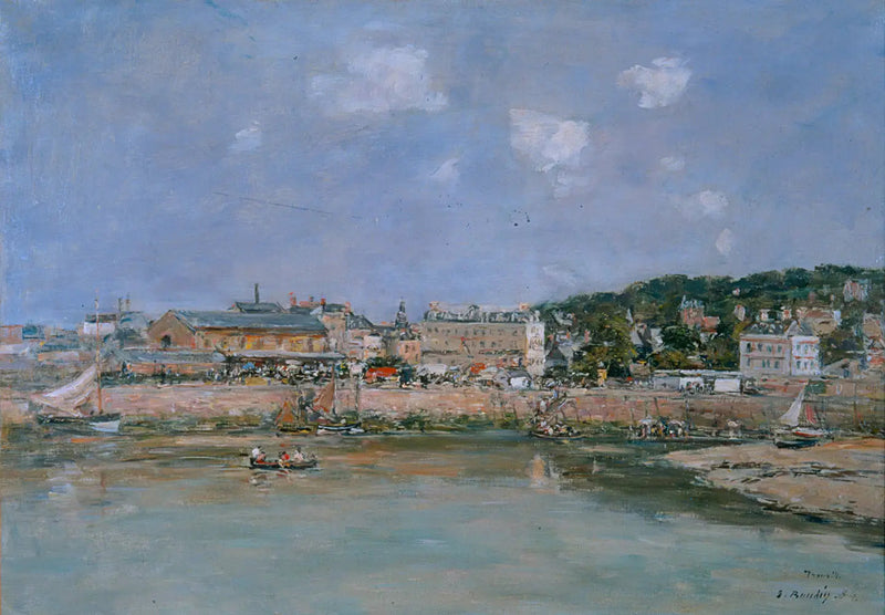 Porto di Trouville - Eugène Boudin