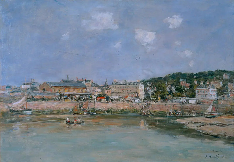 Porto di Trouville - Eugène Boudin