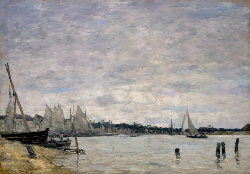 Porto di Trouville - Eugène Boudin