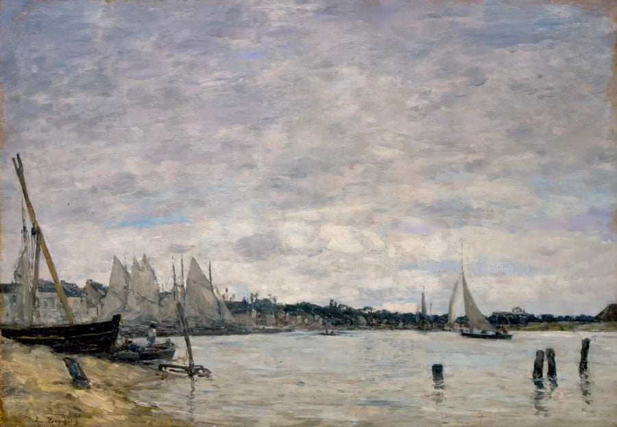 Porto di Trouville - Eugène Boudin