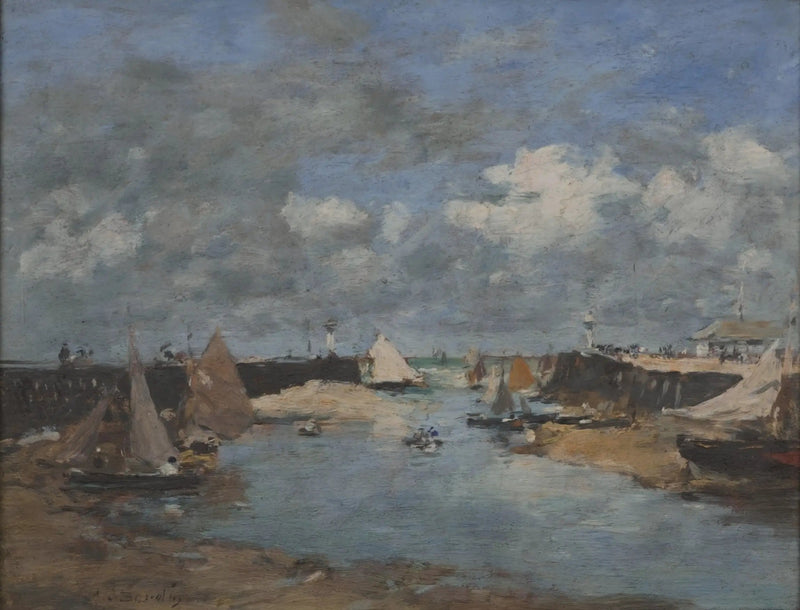 Porto di Trouville - Eugène Boudin