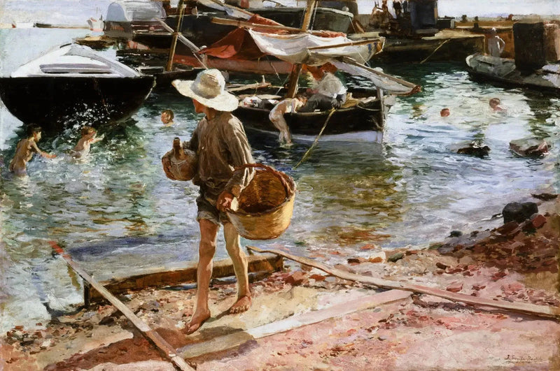 Porto di Valencia - Joaquín Sorolla