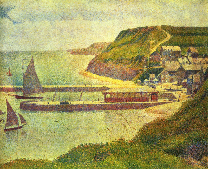 Port-en-Bessin, porto anteriore, alta marea - Georges Seurat