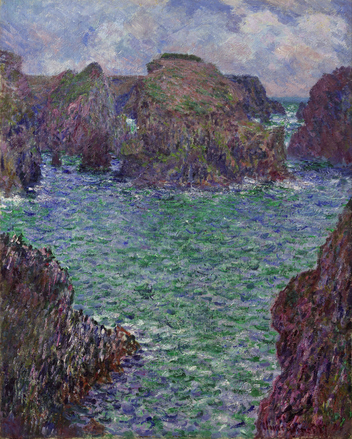 Port-Goulphar, Belle-Île W1094 - Claude Monet