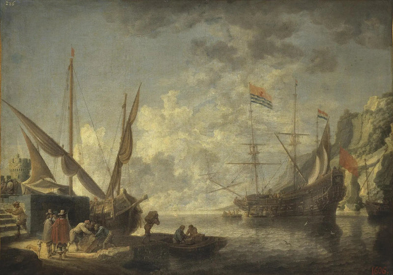 Port marittimo - David Teniers il Giovane