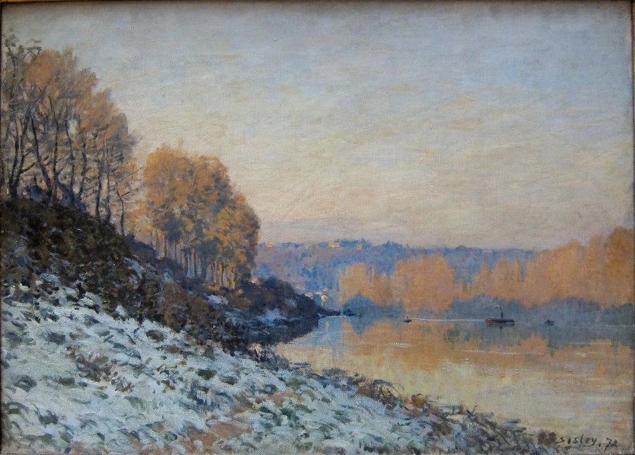 Port-Marly, gelatina bianca - Alfred Sisley