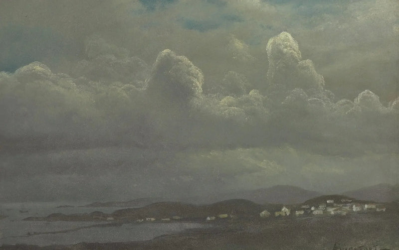 Port Richmond, baia di San Francisco - Albert Bierstadt