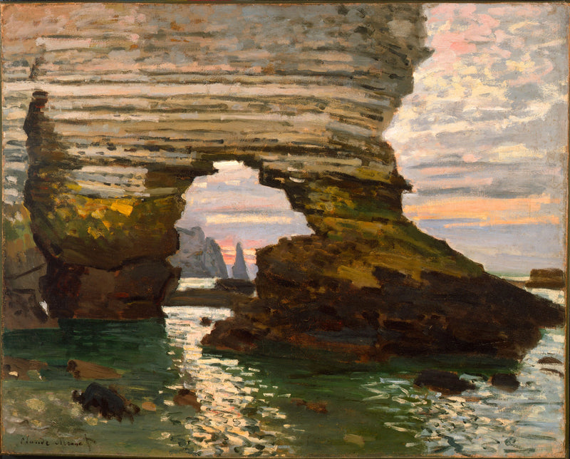 La Porte d'Amont, Étretat W258 - Claude Monet