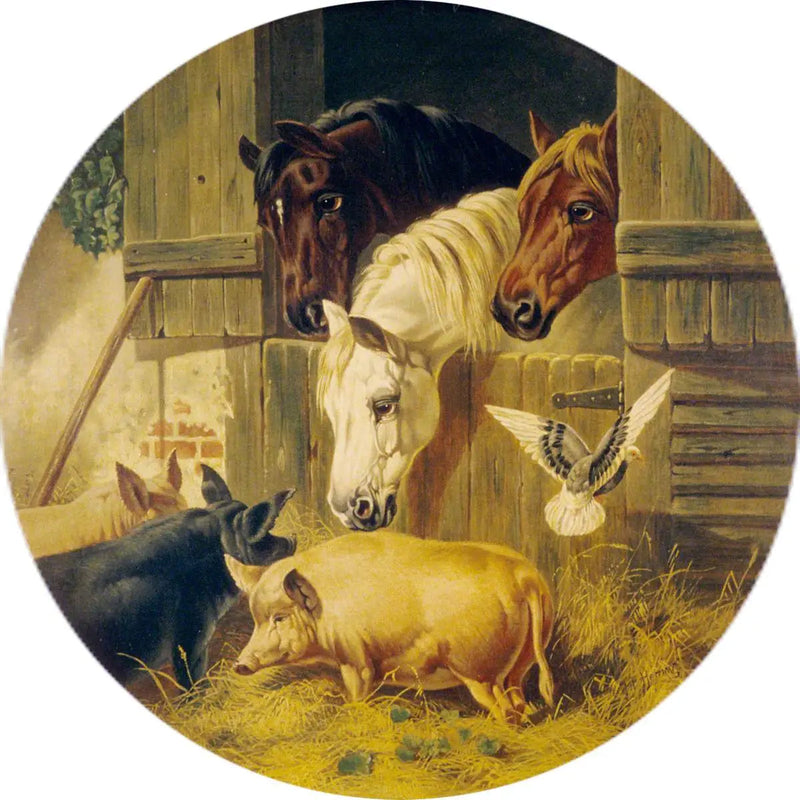 Porta di stalla - John Frederick Herring, Sr.