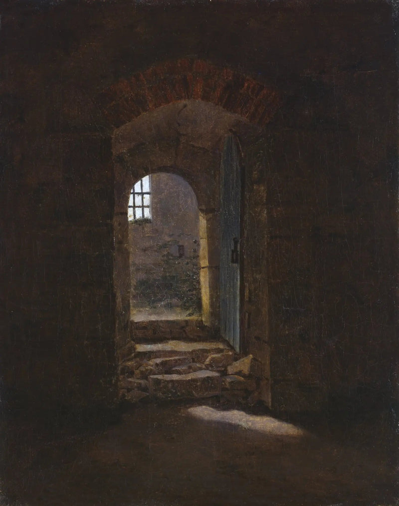 porta d'ingresso a Meissen - Caspar David Friedrich