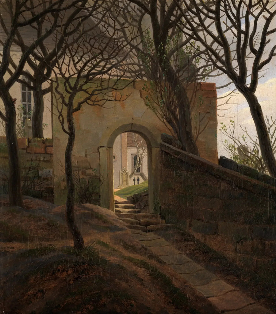 Porta del cimitero - Caspar David Friedrich