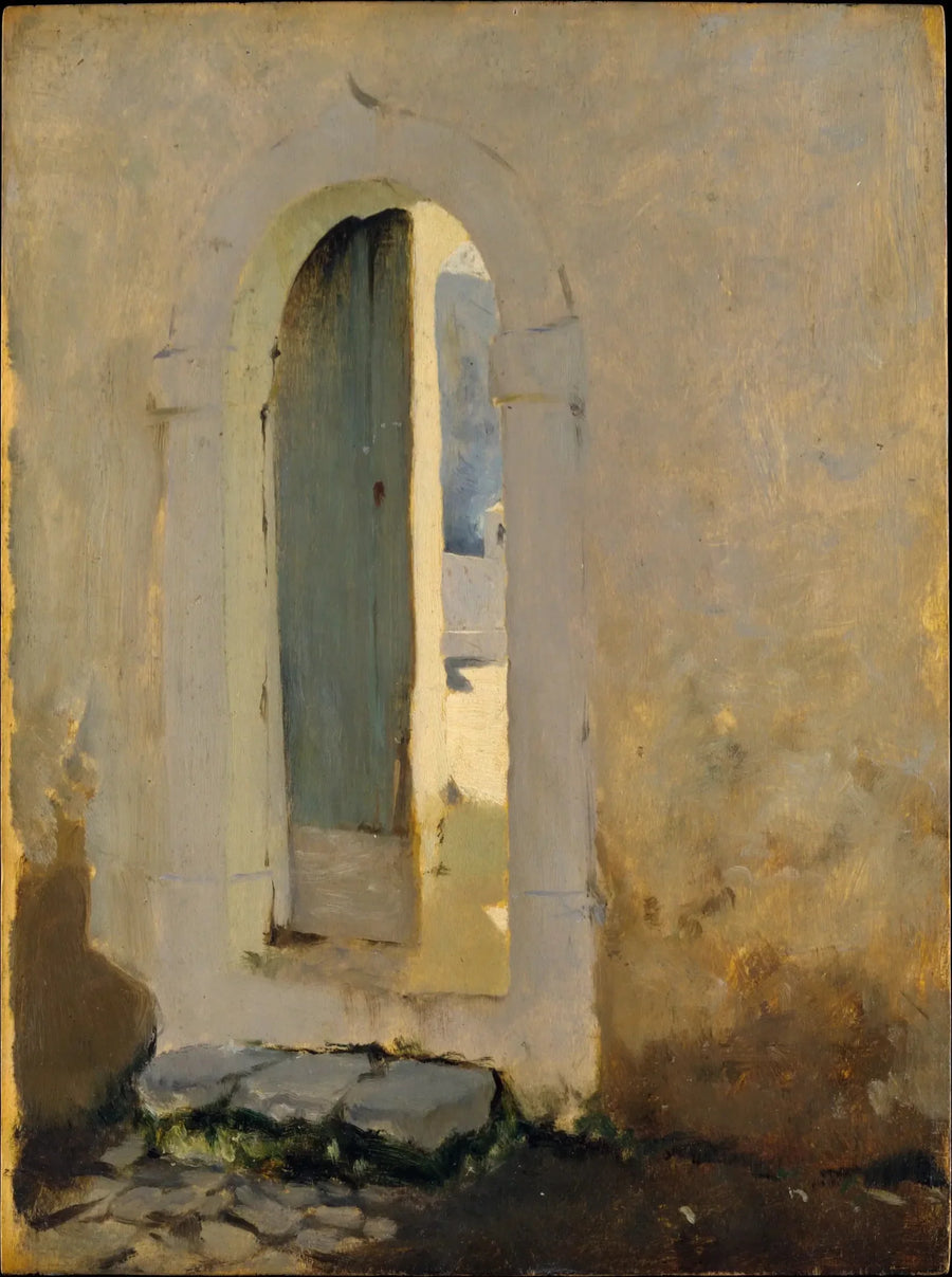 Porta aperta, Marocco - John Singer Sargent