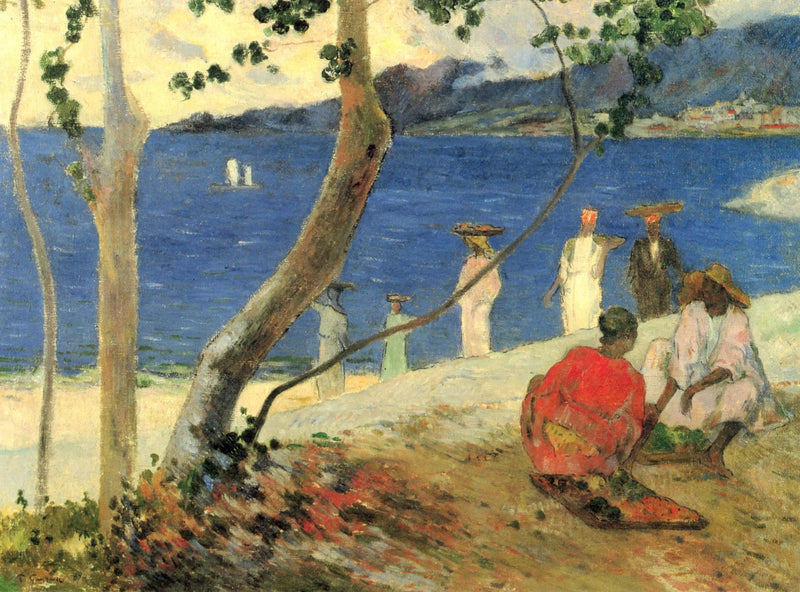 Portatrici di frutti con manico Torino, o Bordo mare II - Paul Gauguin