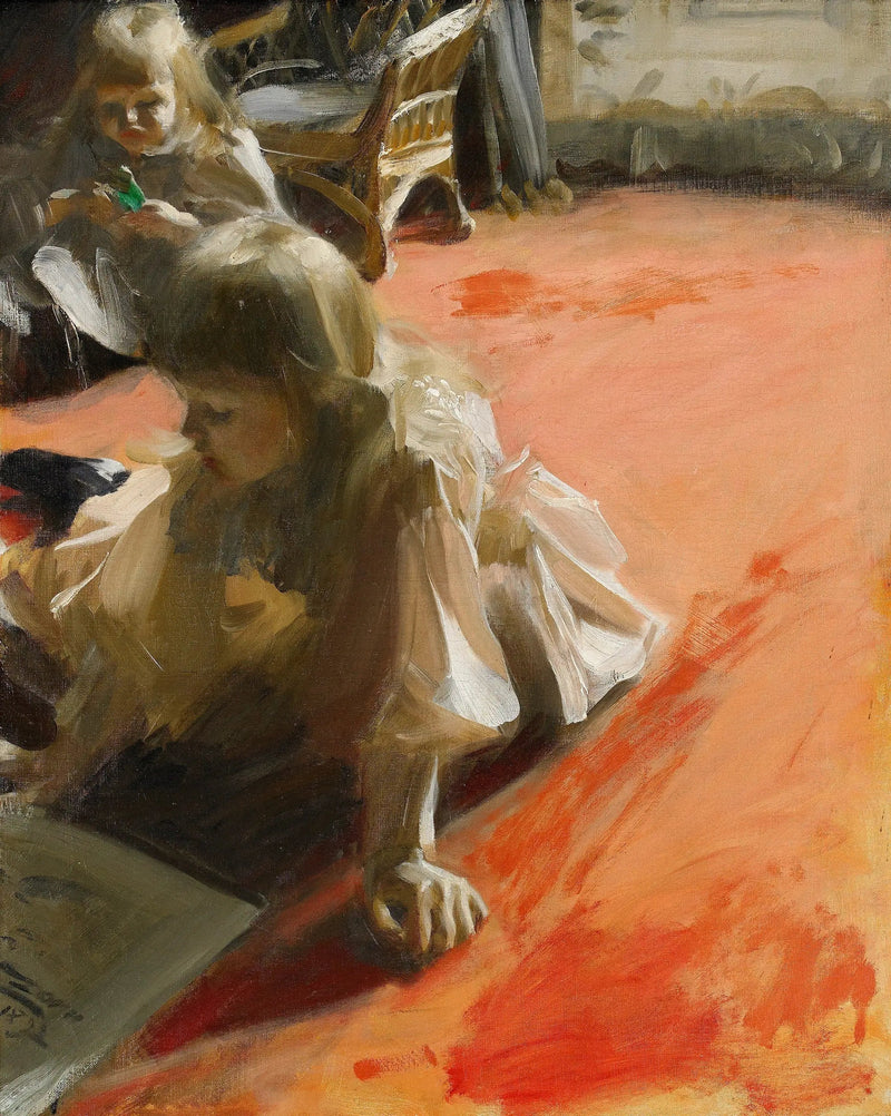 Ritratto di Ramón Subercaseaux Vicuña delle sue figlie - Anders Zorn
