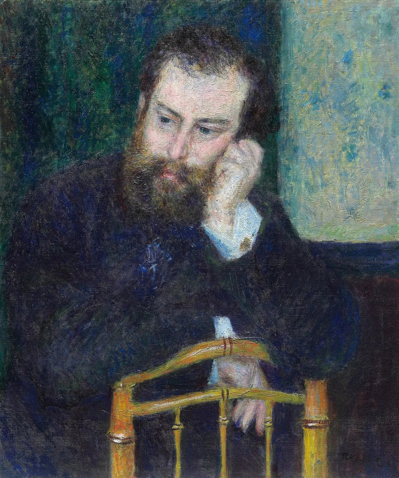 Ritratto di Alfred Sisley - Pierre-Auguste Renoir
