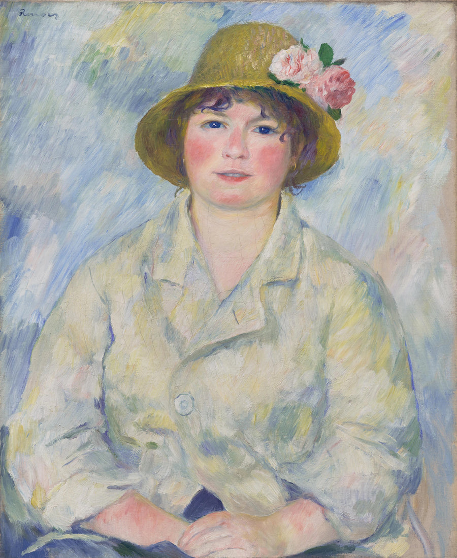 ritratto di madame Renoir - Pierre-Auguste Renoir