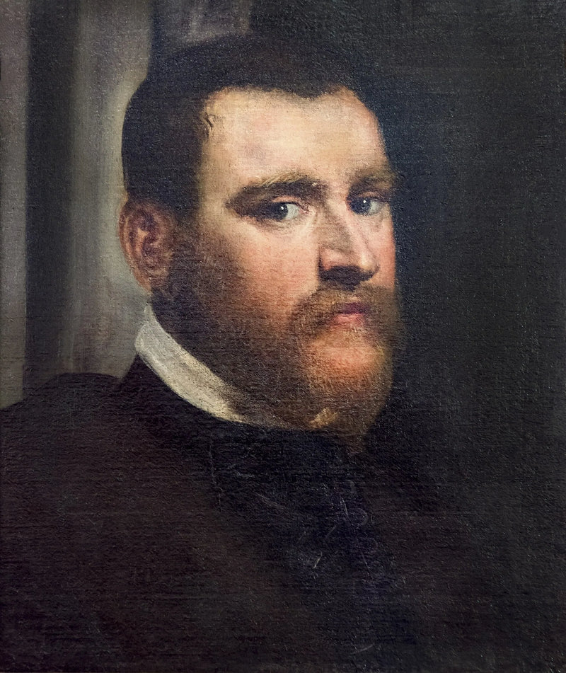 Ritratto attribuito al nobile veneziano Zuan Pietro Ghisi - Jacopo Tintoretto