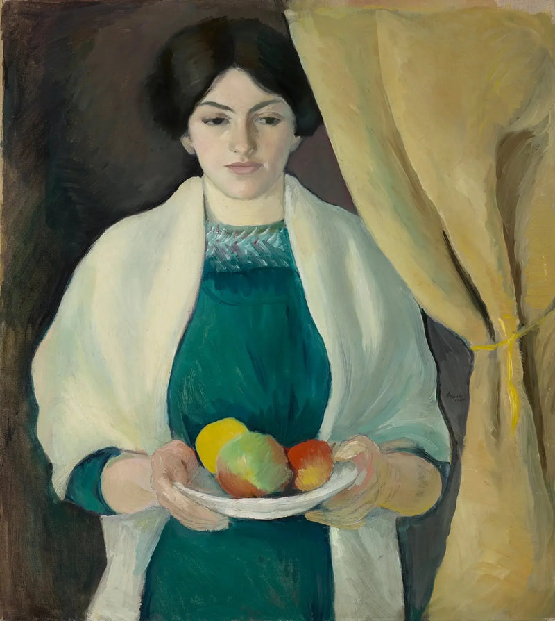 Ritratto con mele - August Macke