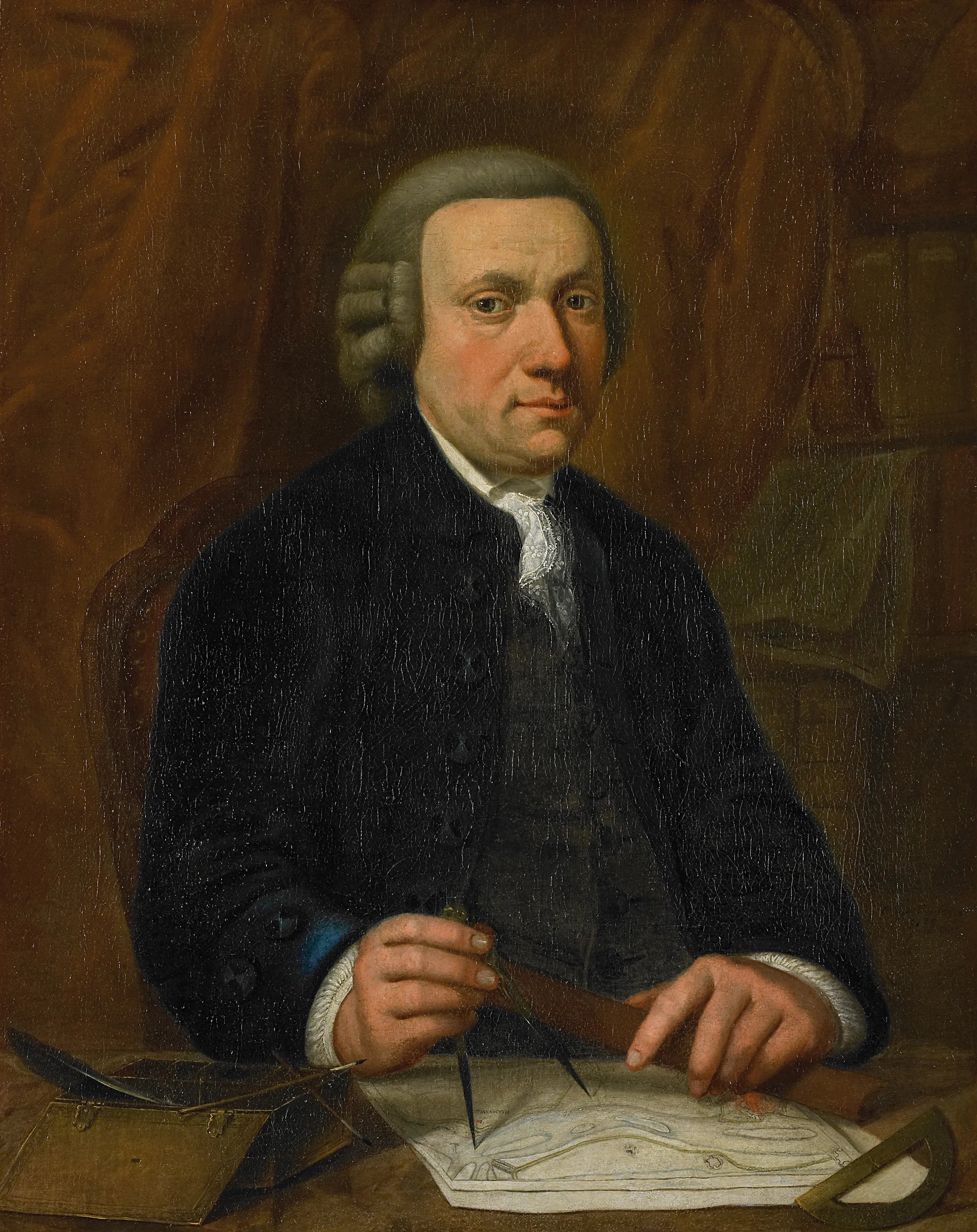 Portrait de Barend Goudriaan Ariesz. (1728-1805) - Cornelis van Cuylenburgh