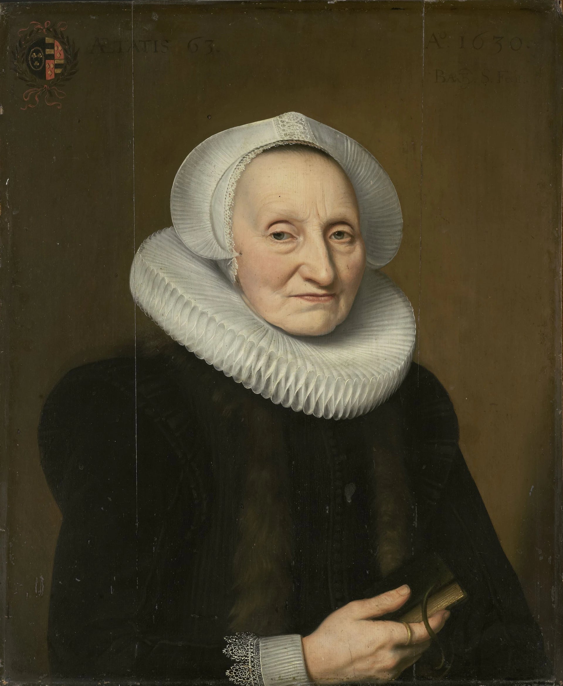 Portrait de Belia Claesdr (1566-in ou après 1652) - Bartholomeaus Sarburgh