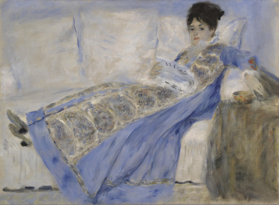 Madame Monet che legge - Pierre-Auguste Renoir