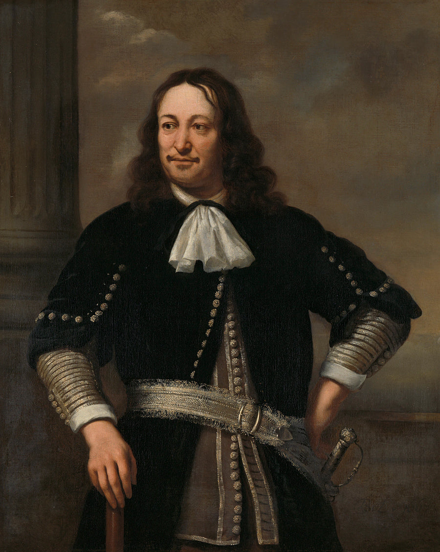 Portrait d'un capitaine de vaisseau, probablement le vice-amiral Aert van Nes (1626-1693) - Ferdinand Bol