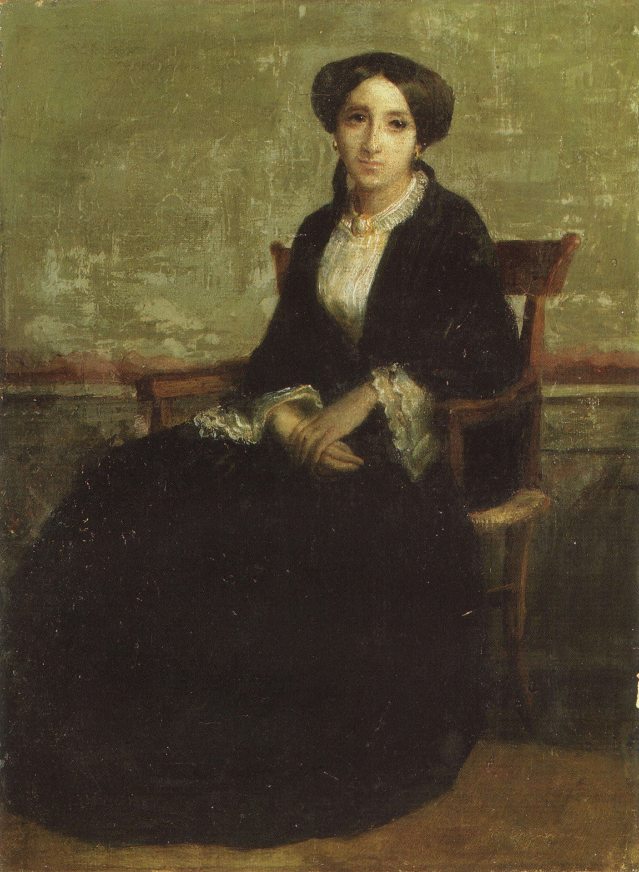 Portrait de Céline Bouguereau, cousine de l’artiste (1850) - Bouguereau