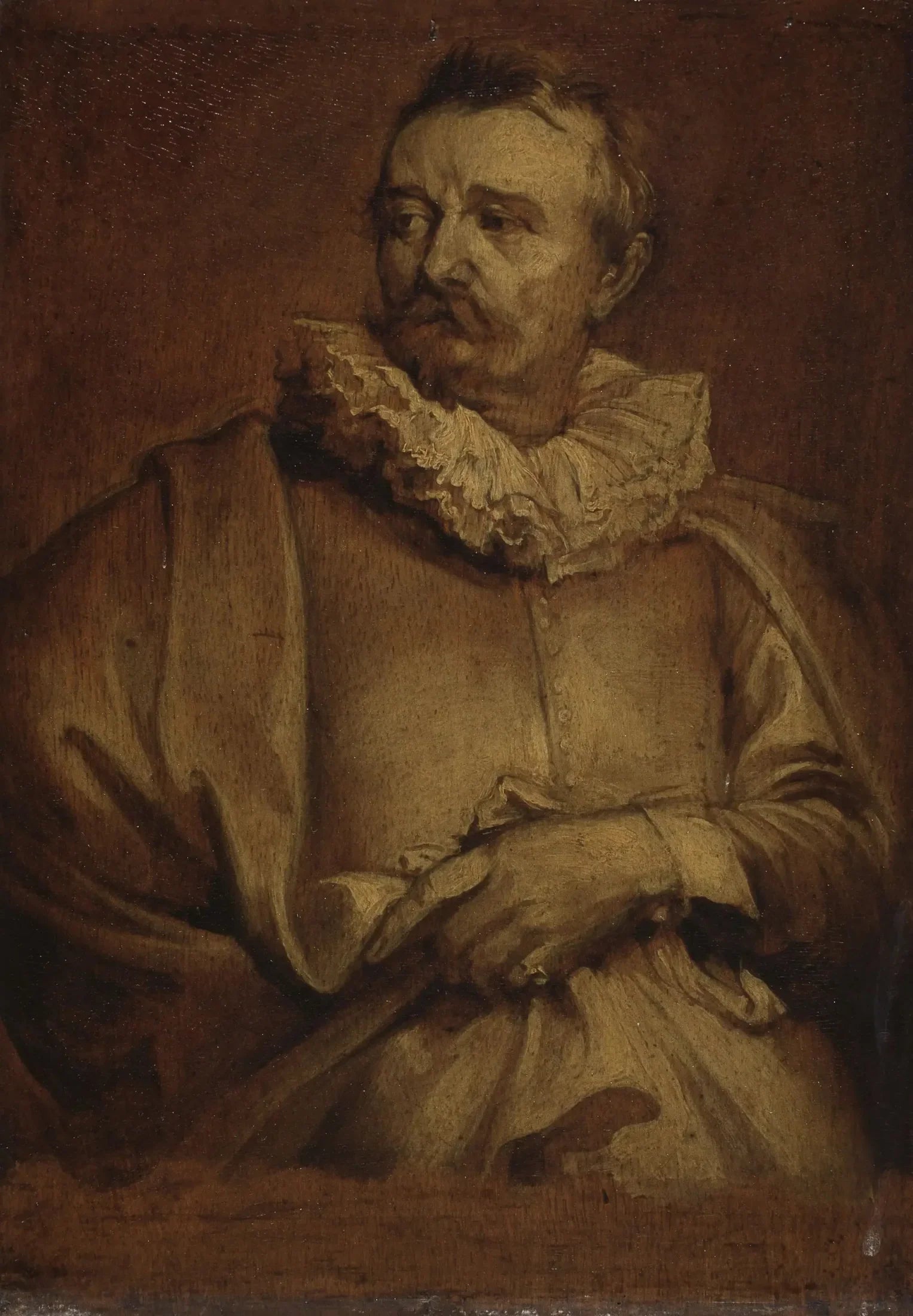 Portrait d'Adriaen van Stalbemt - Antoine van Dyck image 1 reproduction artisanale de tableau